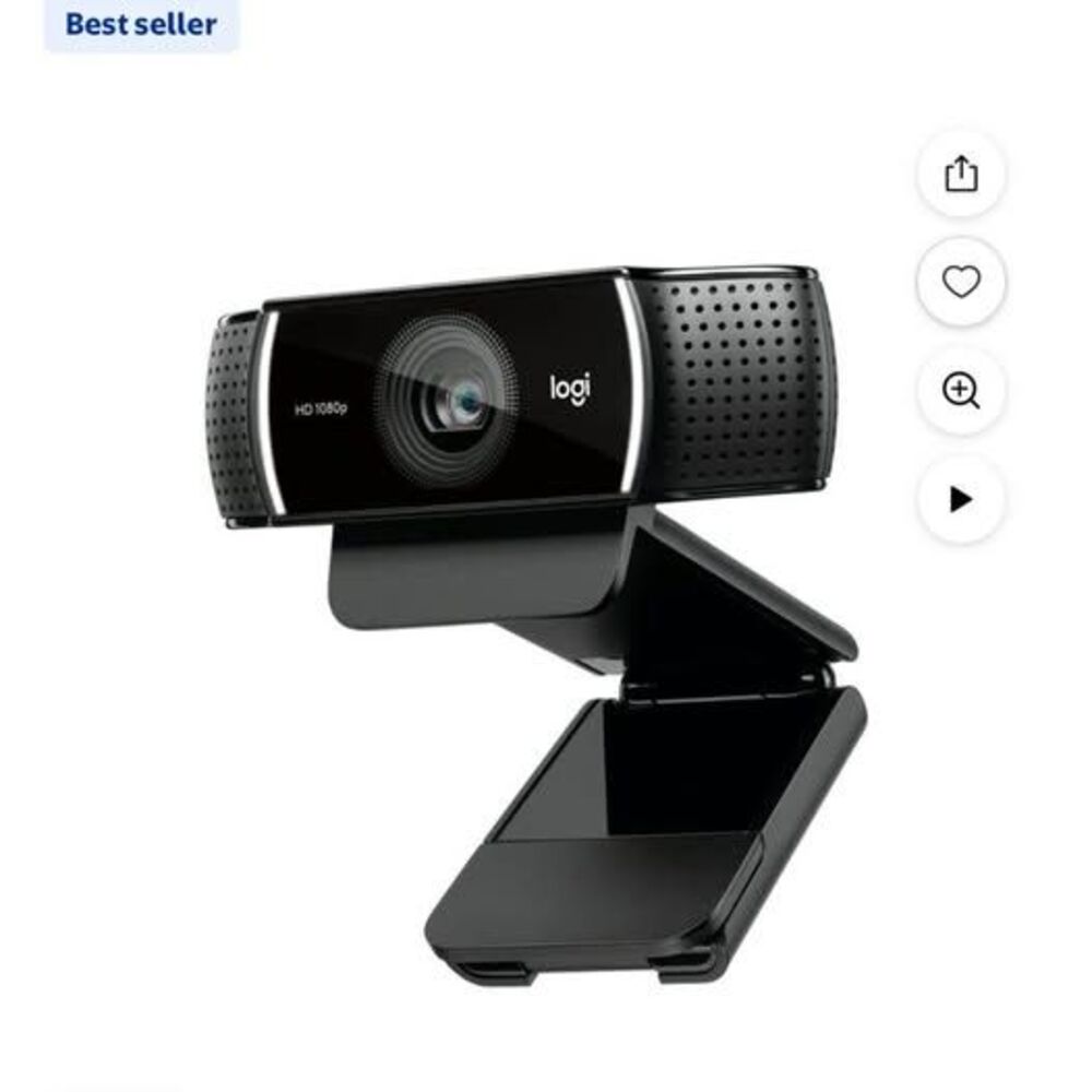 Logitech C922 Pro Stream WebCam 30 fps 1080pAutofocus Omni-directional
